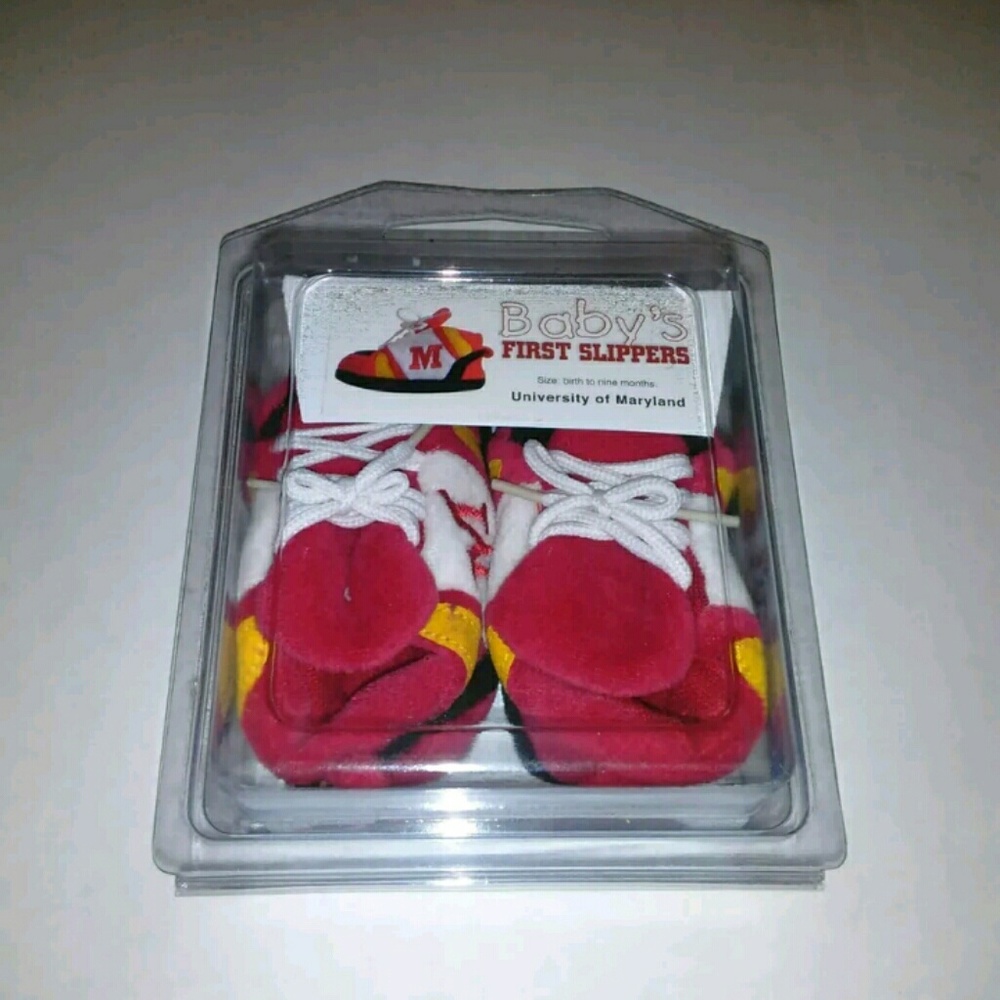 Comfy Feet Slippers University of Maryland 0-9 Mth